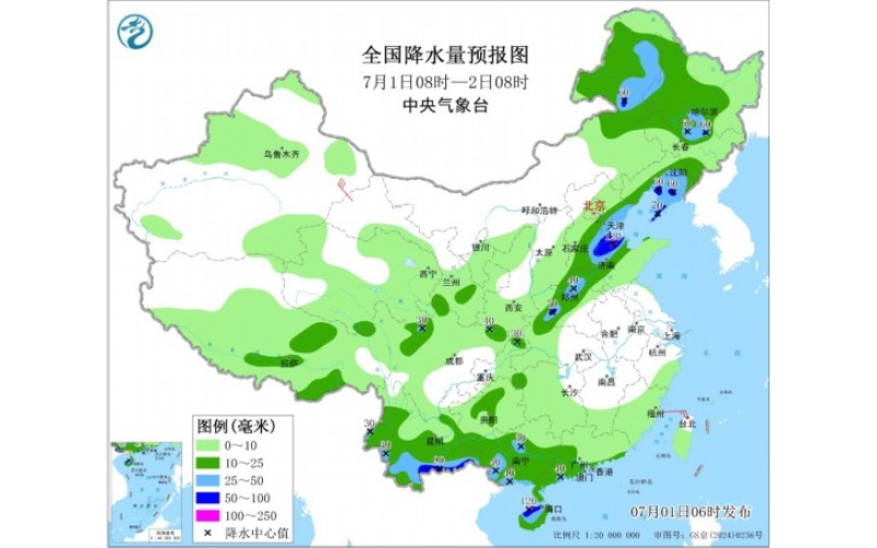 东北地区华北四川盆地等地多降雨 江淮江南等地将有持续性高温