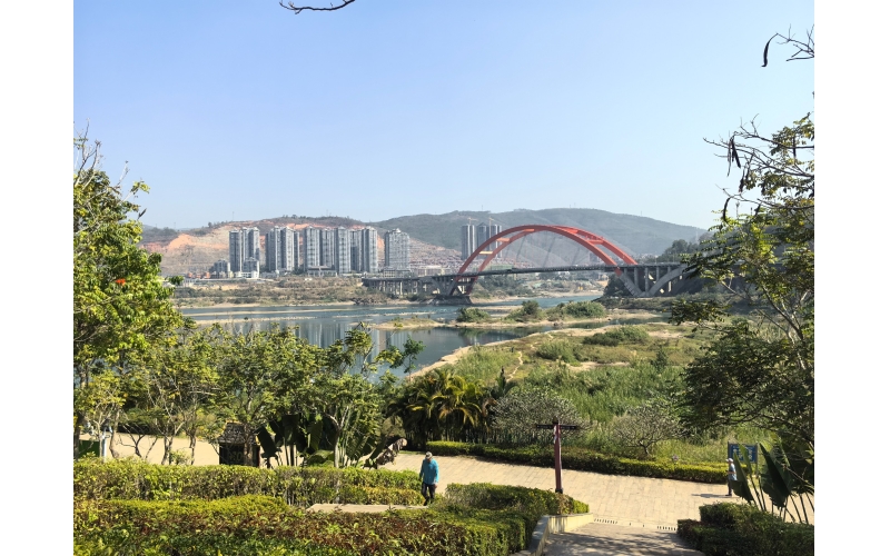 2024年2月15日-20日云南省西双版纳傣族自治州景洪市澜沧江（湄公河）栈道岸边